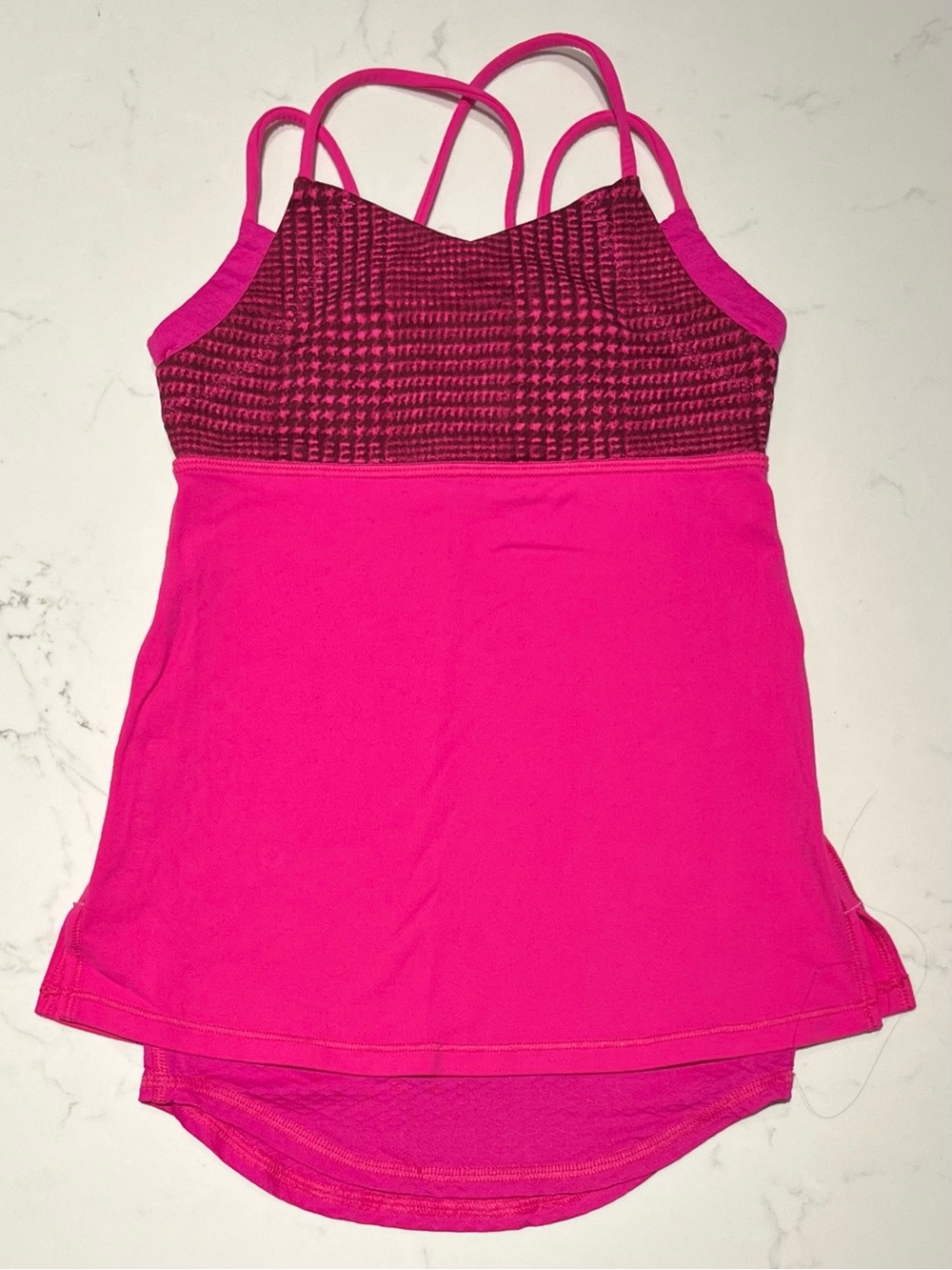 Ivivva • 4 • Girls Strappy Layered Tank Top Dance Athletic Gymnastic